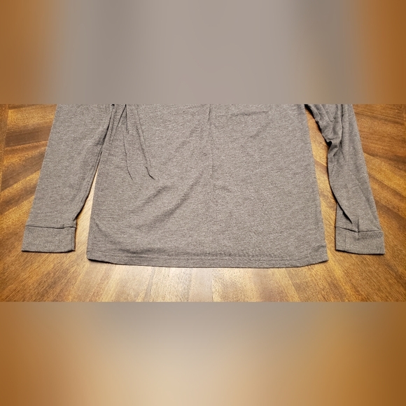 Adidas Amplifier Mens Gray Long Sleeve Shirt Size S - Picture 14 of 14